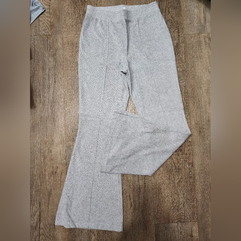 Aerie flare pants light gray small